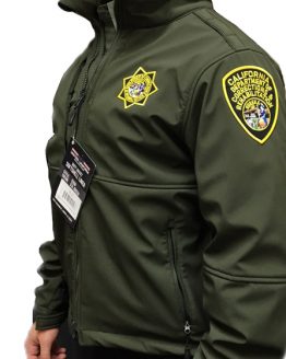 CDCR Soft Shell Jacket with insignia